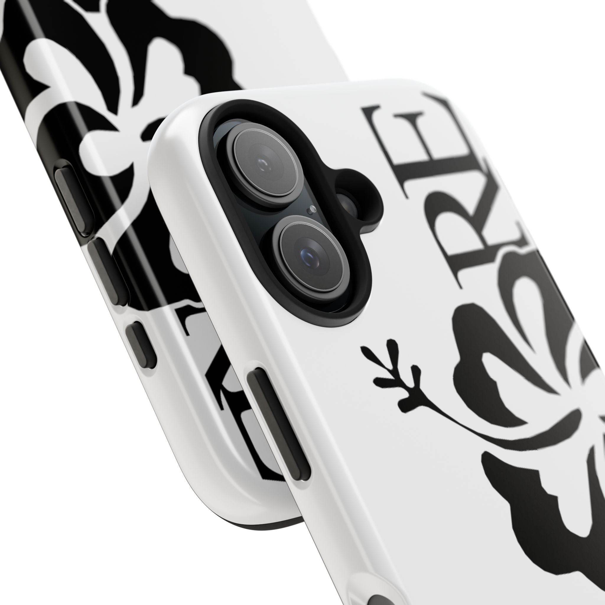 White Adore Phone Case