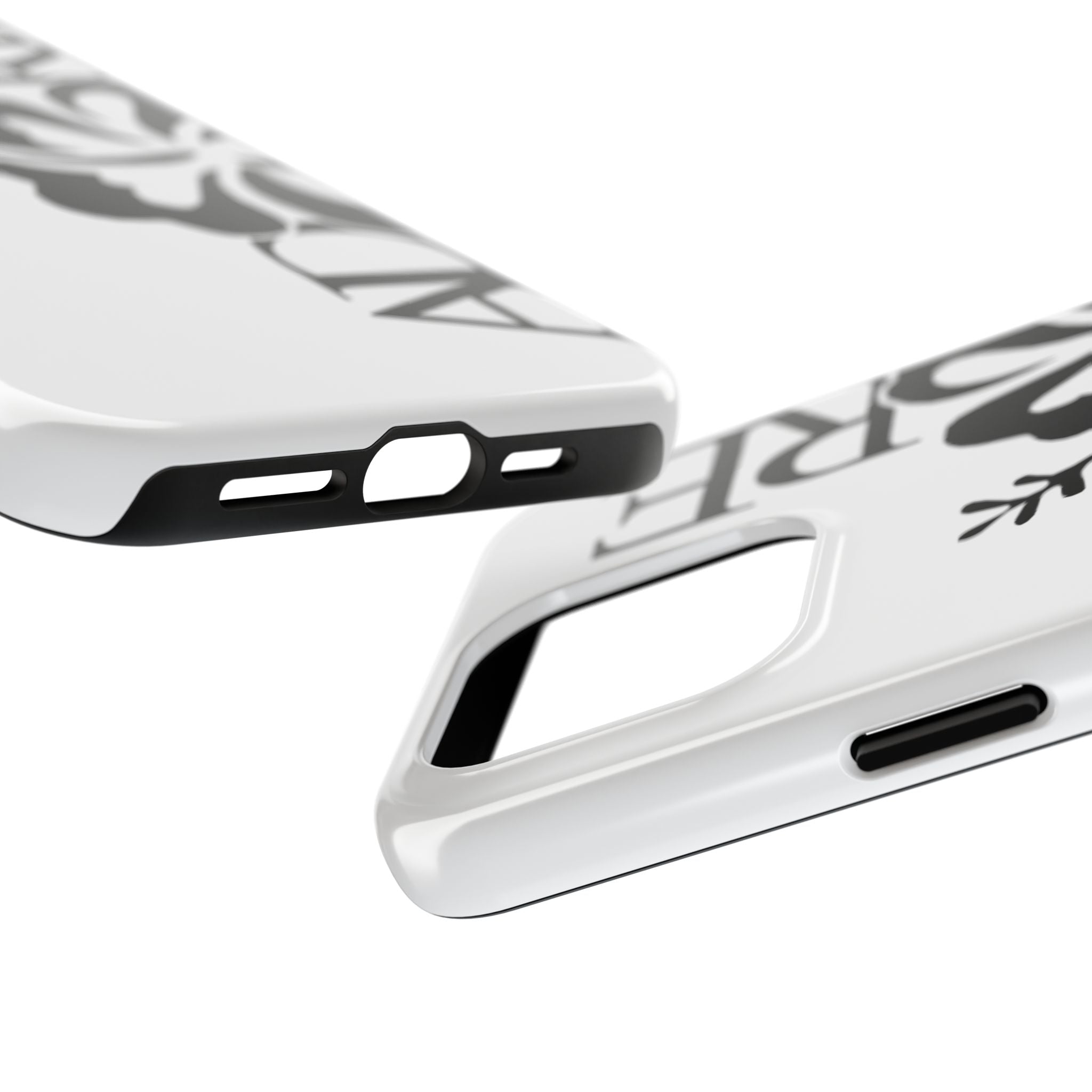 White Adore Phone Case