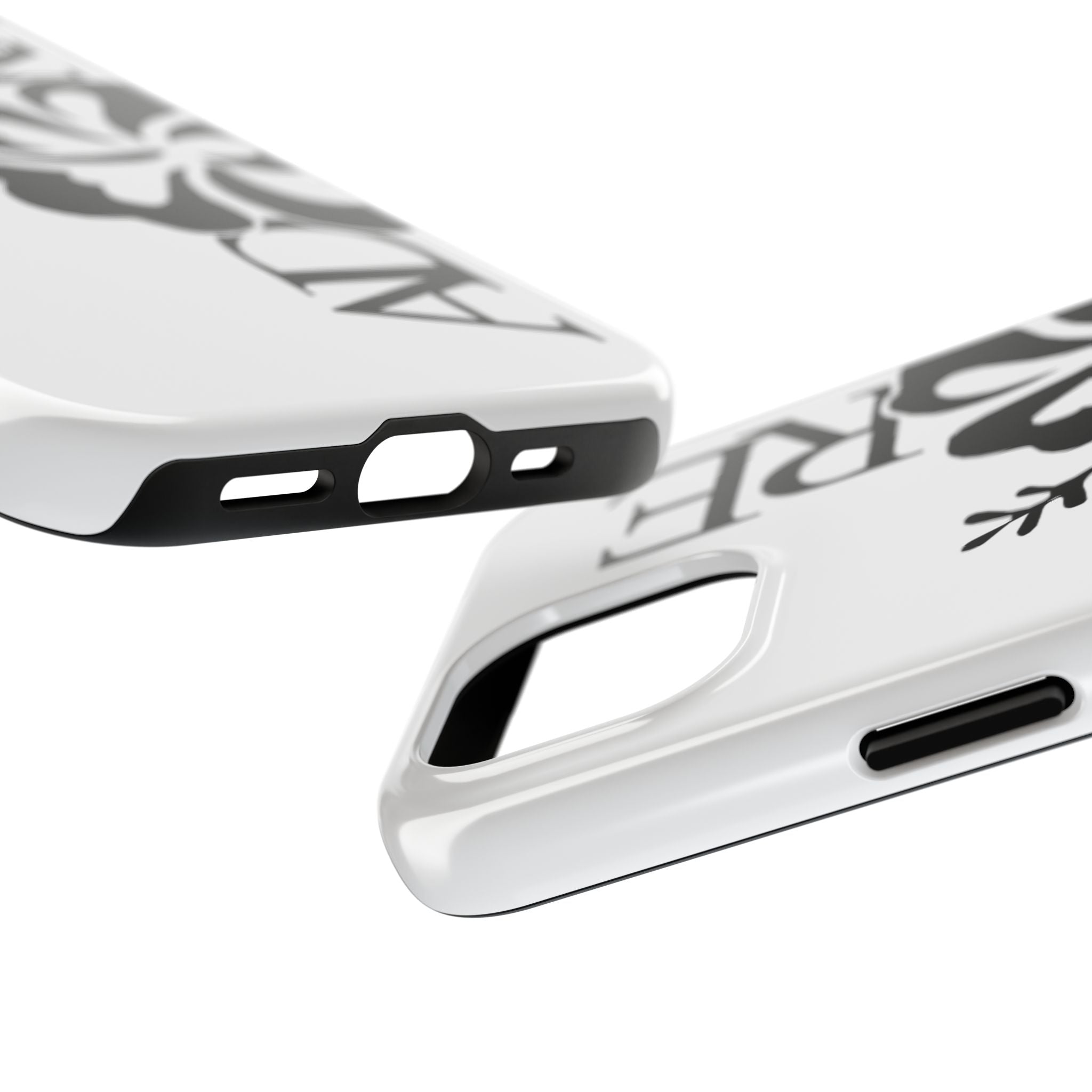 White Adore Phone Case