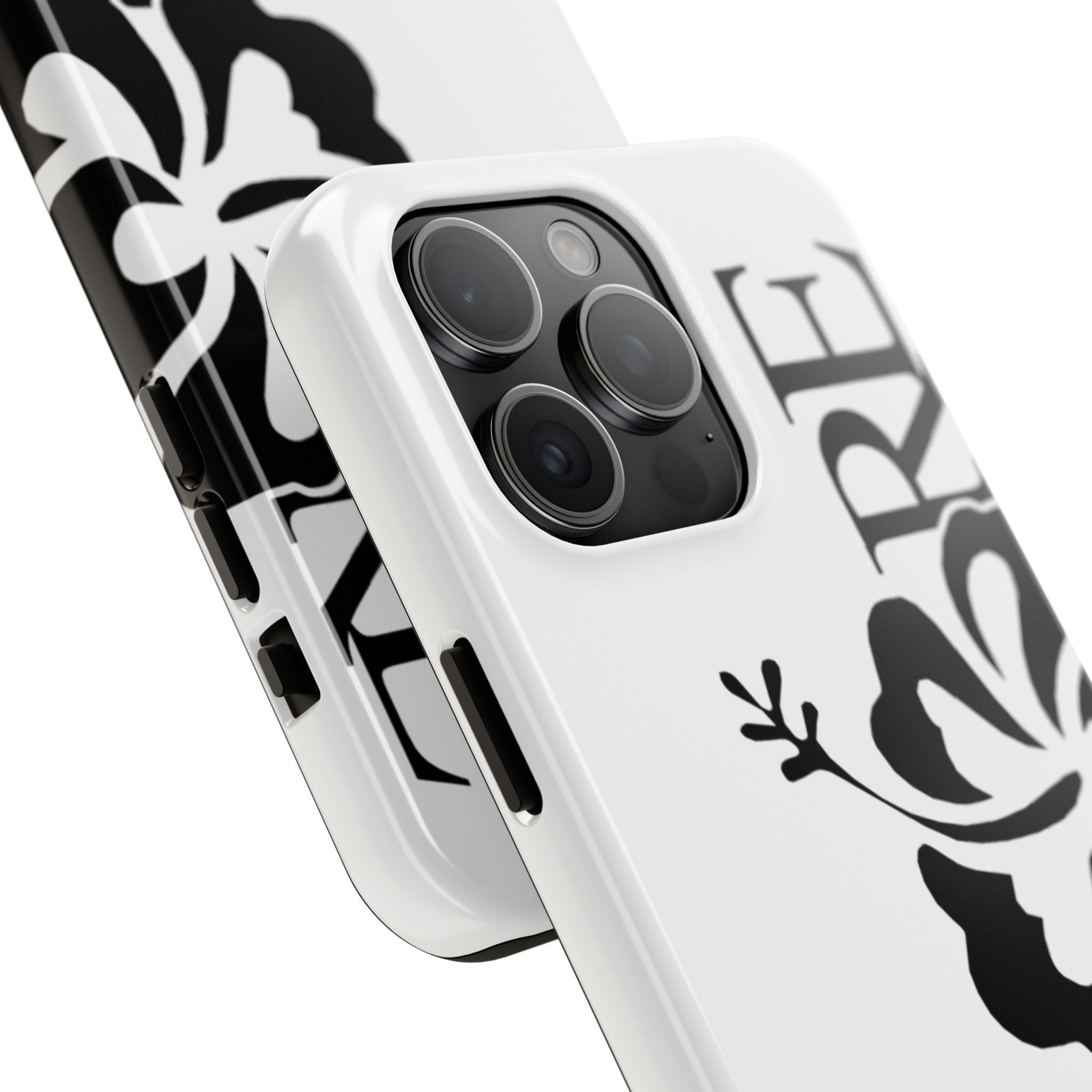 White Adore Phone Case