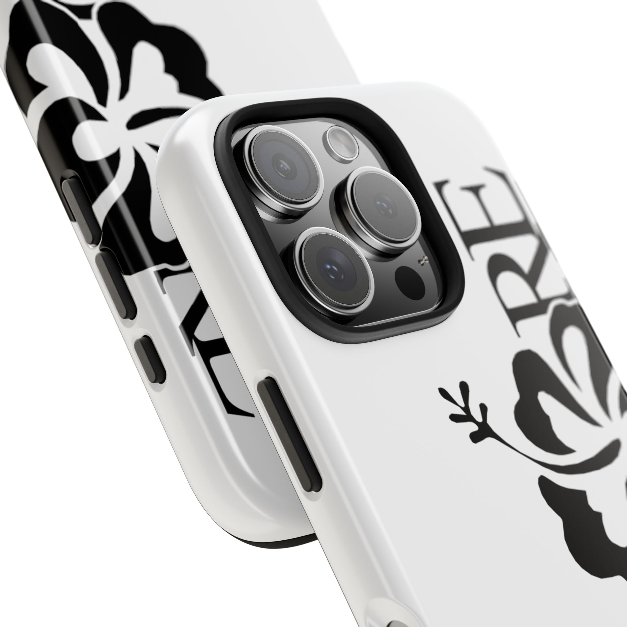 White Adore Phone Case