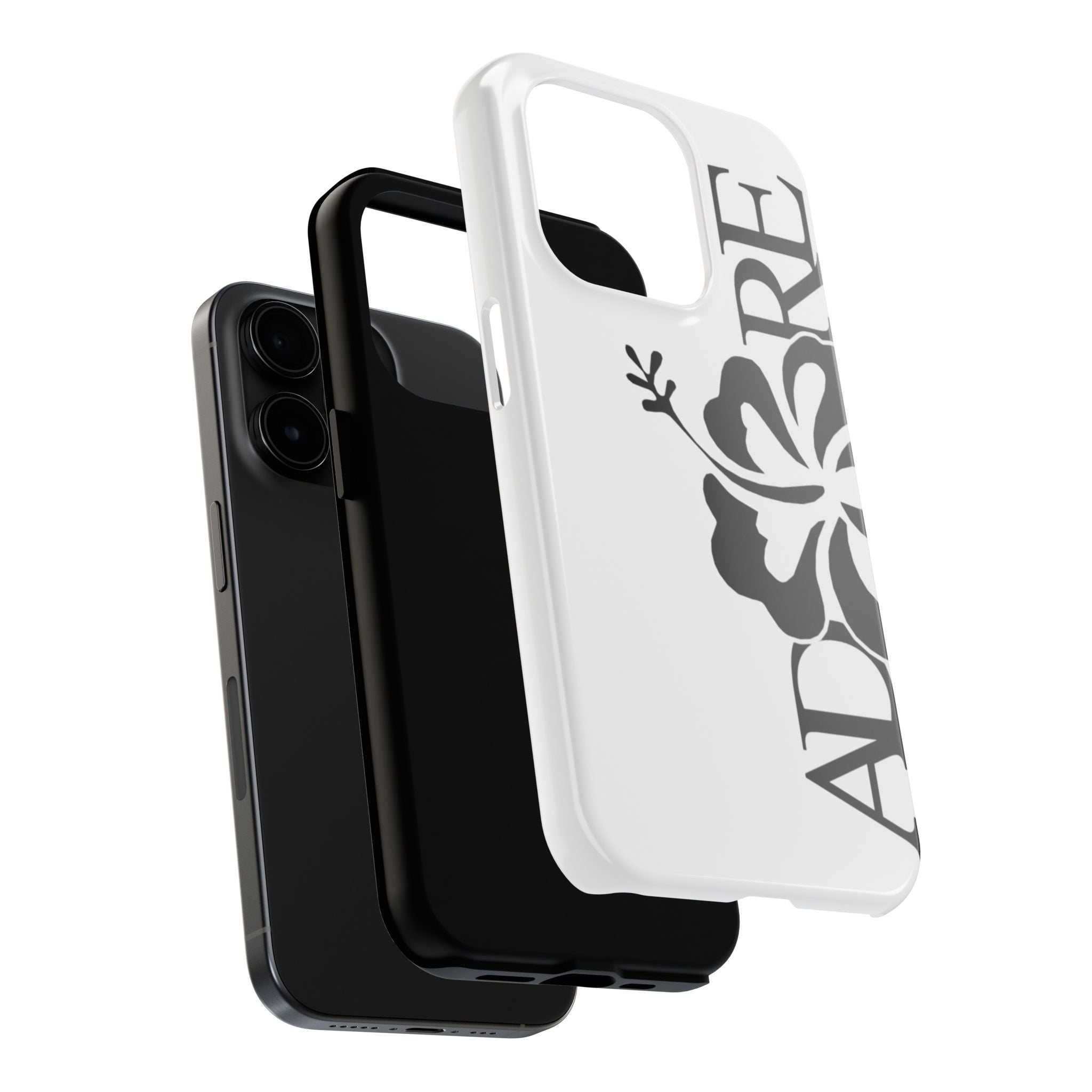 White Adore Phone Case