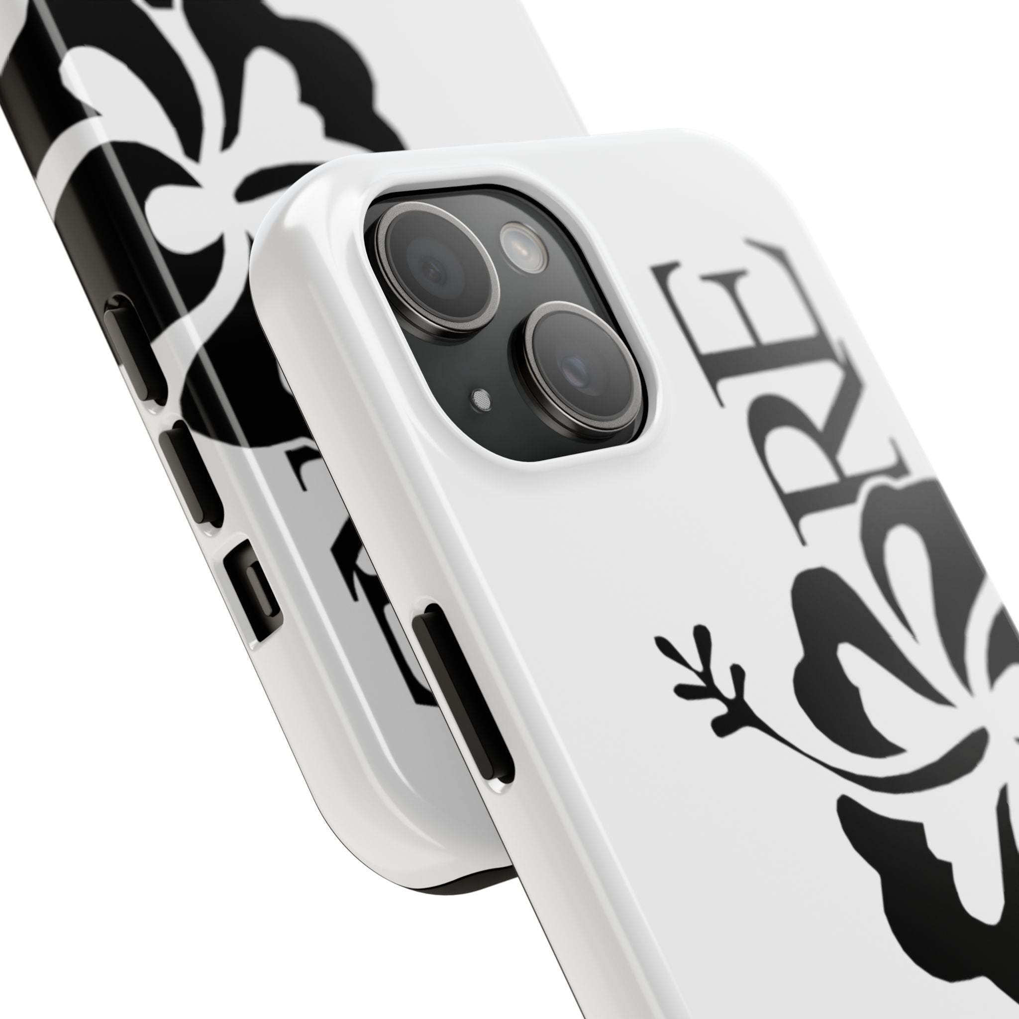 White Adore Phone Case