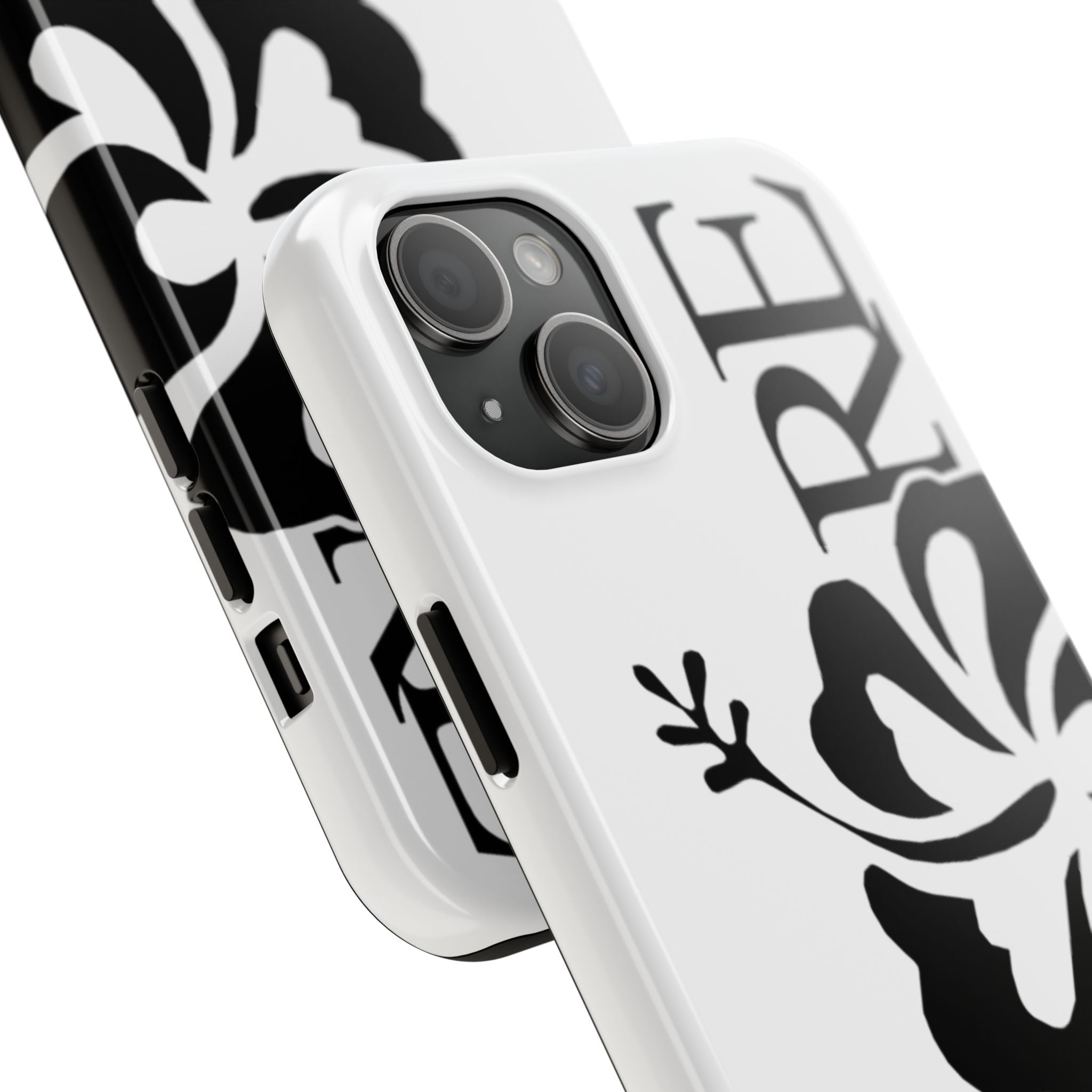 White Adore Phone Case