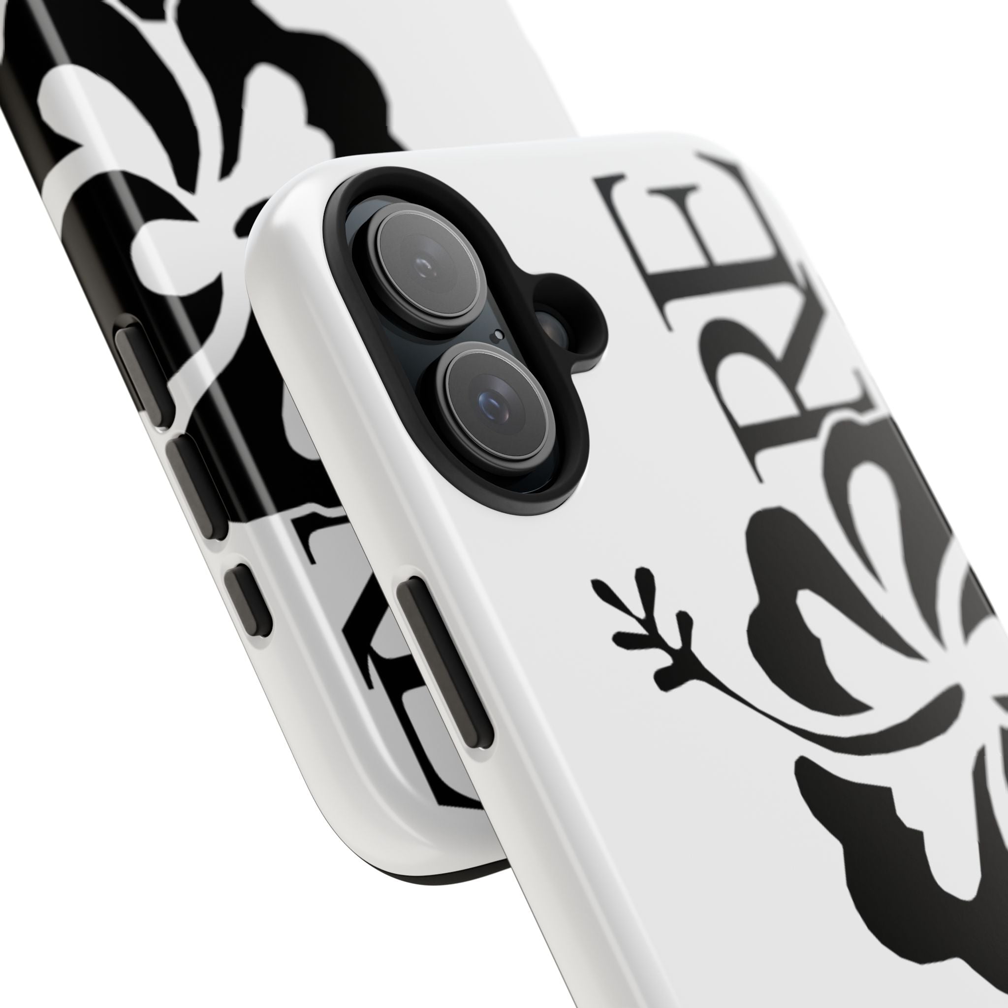 White Adore Phone Case