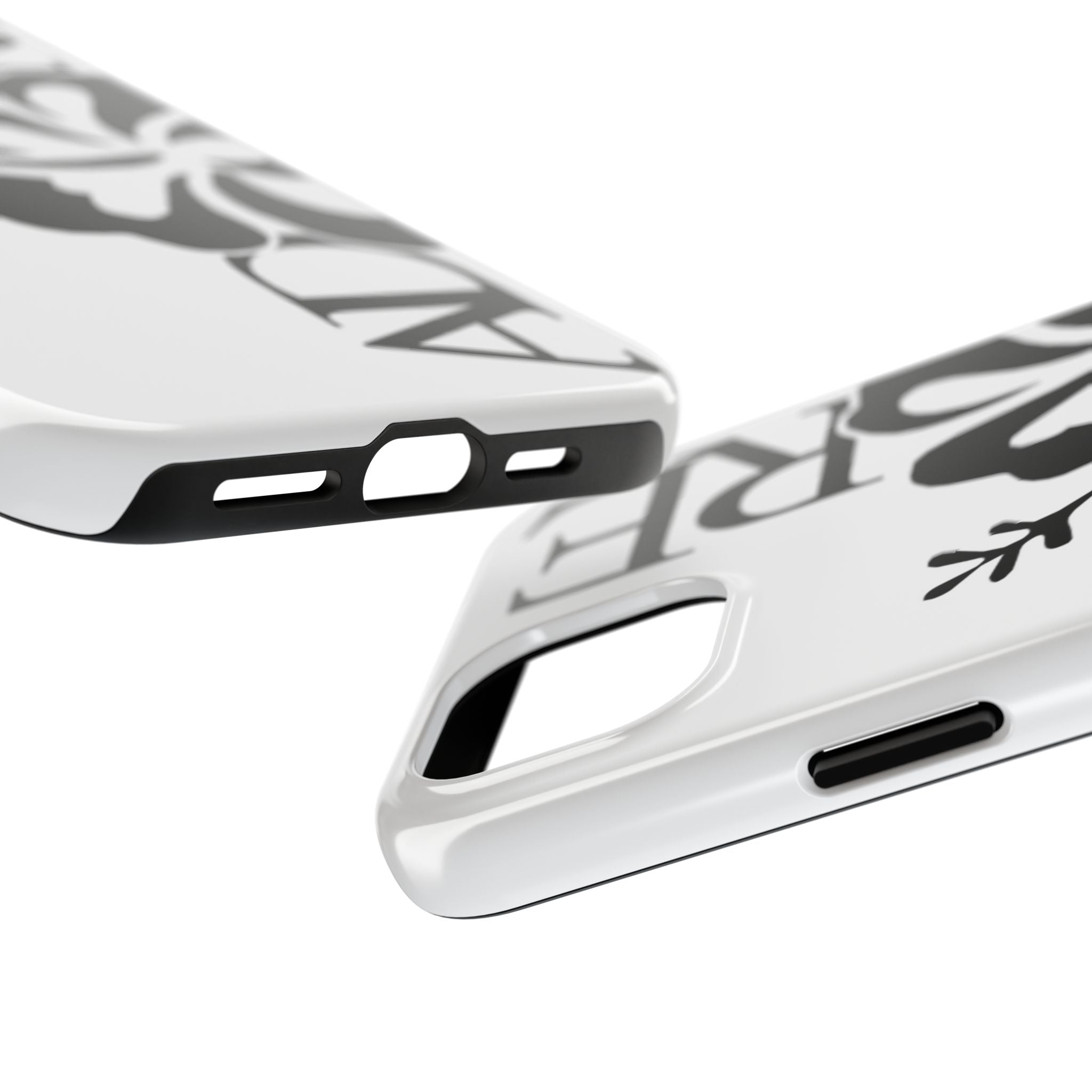 White Adore Phone Case