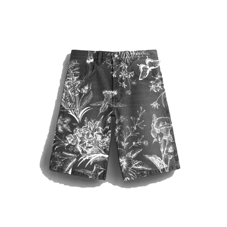 Black Denim Shorts